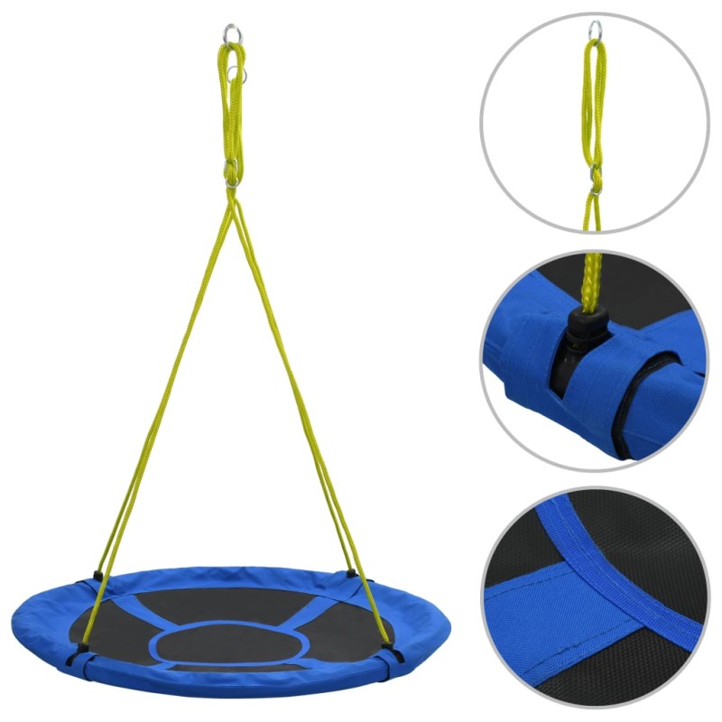 Schaukel 110 cm 100 kg Blau Schaukel 110 cm 100 kg Blau