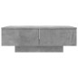 vidaXL Couchtisch Betongrau 90x60x31 cm Holzwerkstoff vidaXL Couchtisch Betongrau 90x60x31 cm Holzwerkstoff
