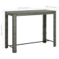 Garten-Bartisch Grau 140,5x60,5x110,5 cm Poly Rattan Garten-Bartisch Grau 140,5x60,5x110,5 cm Poly Rattan
