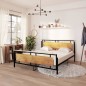 vidaXL Bett Metall 180x200 cm vidaXL Bett Metall 180x200 cm