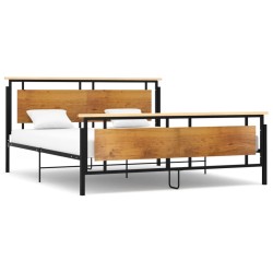 vidaXL Bett Metall 180x200 cm