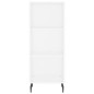 Highboard Weiß 34,5x34x180 cm Holzwerkstoff Highboard Weiß 34,5x34x180 cm Holzwerkstoff