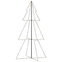 vidaXL Weihnachtsbaum in Kegelform 300 LEDs Indoor & Outdoor 120x220cm