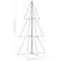 vidaXL Weihnachtsbaum in Kegelform 300 LEDs Indoor & Outdoor 120x220cm vidaXL Weihnachtsbaum in Kegelform 300 LEDs Indoor & Outdoor 120x220cm