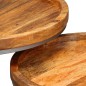 Beistelltisch-Set 2 Stk. Mangoholz Massiv Beistelltisch-Set 2 Stk. Mangoholz Massiv