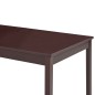 vidaXL Esstisch Dunkelbraun 180 x 90 x 73 cm Kiefernholz vidaXL Esstisch Dunkelbraun 180 x 90 x 73 cm Kiefernholz