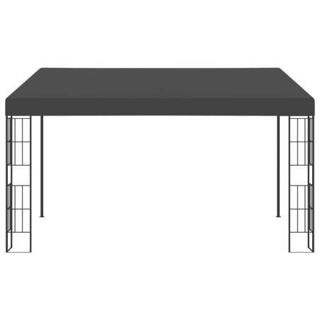 Wand-Pavillon 3x4 m Anthrazit Stoff