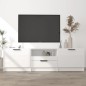 TV-Schrank Hochglanz-Weiß 140x35x40 cm Holzwerkstoff TV-Schrank Hochglanz-Weiß 140x35x40 cm Holzwerkstoff