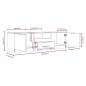 TV-Schrank Hochglanz-Weiß 140x35x40 cm Holzwerkstoff TV-Schrank Hochglanz-Weiß 140x35x40 cm Holzwerkstoff
