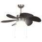 Deckenventilator mit Lampe 76 cm Dunkelbraun Deckenventilator mit Lampe 76 cm Dunkelbraun