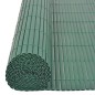 vidaXL Gartenzaun Doppelseitig PVC 90×300 cm Grün vidaXL Gartenzaun Doppelseitig PVC 90×300 cm Grün