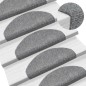15-tlg Selbstkleb. Treppenmatten Nadelvlies 65x21x4cm Hellgrau 15-tlg Selbstkleb. Treppenmatten Nadelvlies 65x21x4cm Hellgrau