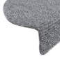 15-tlg Selbstkleb. Treppenmatten Nadelvlies 65x21x4cm Hellgrau 15-tlg Selbstkleb. Treppenmatten Nadelvlies 65x21x4cm Hellgrau