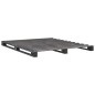 vidaXL Palettenbett Grau Massivholz Kiefer 160×200 cm