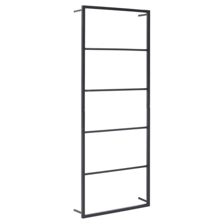 vidaXL Handtuchständer Schwarz 45x10x115 cm Stahl