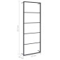 vidaXL Handtuchständer Schwarz 45x10x115 cm Stahl vidaXL Handtuchständer Schwarz 45x10x115 cm Stahl