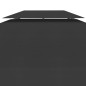 vidaXL Pavillon-Dachplane mit Kaminabzug 310 g/m² 4x3 m Schwarz vidaXL Pavillon-Dachplane mit Kaminabzug 310 g/m² 4x3 m Schwarz