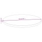 vidaXL Tischplatte Ø60x2,5 cm Bambus vidaXL Tischplatte Ø60x2,5 cm Bambus