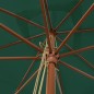 Sonnenschirm mit Holzmast Grün 300x300x273 cm Sonnenschirm mit Holzmast Grün 300x300x273 cm