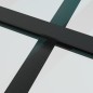 Schiebetür ESG-Glas und Aluminium 90x205 cm Schwarz Schiebetür ESG-Glas und Aluminium 90x205 cm Schwarz