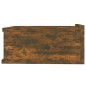 Hängender Nachttisch Räuchereiche 40x30x15 cm Holzwerkstoff Hängender Nachttisch Räuchereiche 40x30x15 cm Holzwerkstoff