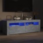 TV-Schrank mit LED-Beleuchtung Betongrau 120x35x40 cm TV-Schrank mit LED-Beleuchtung Betongrau 120x35x40 cm