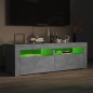 TV-Schrank mit LED-Beleuchtung Betongrau 120x35x40 cm TV-Schrank mit LED-Beleuchtung Betongrau 120x35x40 cm