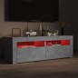 TV-Schrank mit LED-Beleuchtung Betongrau 120x35x40 cm TV-Schrank mit LED-Beleuchtung Betongrau 120x35x40 cm