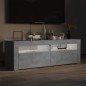 TV-Schrank mit LED-Beleuchtung Betongrau 120x35x40 cm TV-Schrank mit LED-Beleuchtung Betongrau 120x35x40 cm