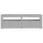 TV-Schrank mit LED-Beleuchtung Betongrau 120x35x40 cm TV-Schrank mit LED-Beleuchtung Betongrau 120x35x40 cm