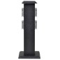 Steckdosensäule Schwarz Steckdosensäule Schwarz