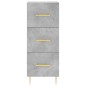 Highboard Betongrau 34,5x34x180 cm Holzwerkstoff Highboard Betongrau 34,5x34x180 cm Holzwerkstoff