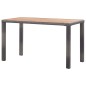 Gartentisch Anthrazit und Braun 123x60x74 cm Akazie Massivholz Gartentisch Anthrazit und Braun 123x60x74 cm Akazie Massivholz