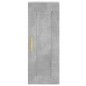 Highboard Betongrau 34,5x34x180 cm Holzwerkstoff Highboard Betongrau 34,5x34x180 cm Holzwerkstoff