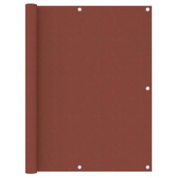 vidaXL Balkon-Sichtschutz Terracotta-Rot 120x300 cm Oxford-Gewebe