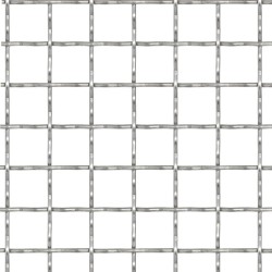 Wellengitter Edelstahl 50×50 cm 11×11×2 mm