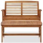 vidaXL 2-tlg. Garten-Lounge-Set Massivholz Akazie vidaXL 2-tlg. Garten-Lounge-Set Massivholz Akazie