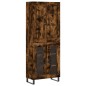 vidaXL Highboard Räuchereiche 69,5x34x180 cm Holzwerkstoff vidaXL Highboard Räuchereiche 69,5x34x180 cm Holzwerkstoff