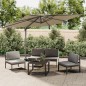 Ampelschirm mit Doppeldach Taupe 400x300 cm Ampelschirm mit Doppeldach Taupe 400x300 cm