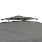 Pavillon mit Doppeldach Anthrazit 3x3x2,68 m Stoff Pavillon mit Doppeldach Anthrazit 3x3x2,68 m Stoff