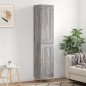 Highboard Grau Sonoma 34,5x34x180 cm Holzwerkstoff Highboard Grau Sonoma 34,5x34x180 cm Holzwerkstoff