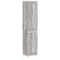 Highboard Grau Sonoma 34,5x34x180 cm Holzwerkstoff Highboard Grau Sonoma 34,5x34x180 cm Holzwerkstoff