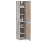 Highboard Grau Sonoma 34,5x34x180 cm Holzwerkstoff Highboard Grau Sonoma 34,5x34x180 cm Holzwerkstoff