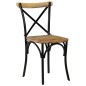 vidaXL Esszimmerstühle 2 Stk. Schwarz Mango-Massivholz vidaXL Esszimmerstühle 2 Stk. Schwarz Mango-Massivholz