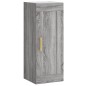Highboard Grau Sonoma 34,5x34x180 cm Holzwerkstoff Highboard Grau Sonoma 34,5x34x180 cm Holzwerkstoff