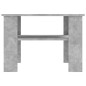 Couchtisch Betongrau 60x60x42 cm Holzwerkstoff Couchtisch Betongrau 60x60x42 cm Holzwerkstoff