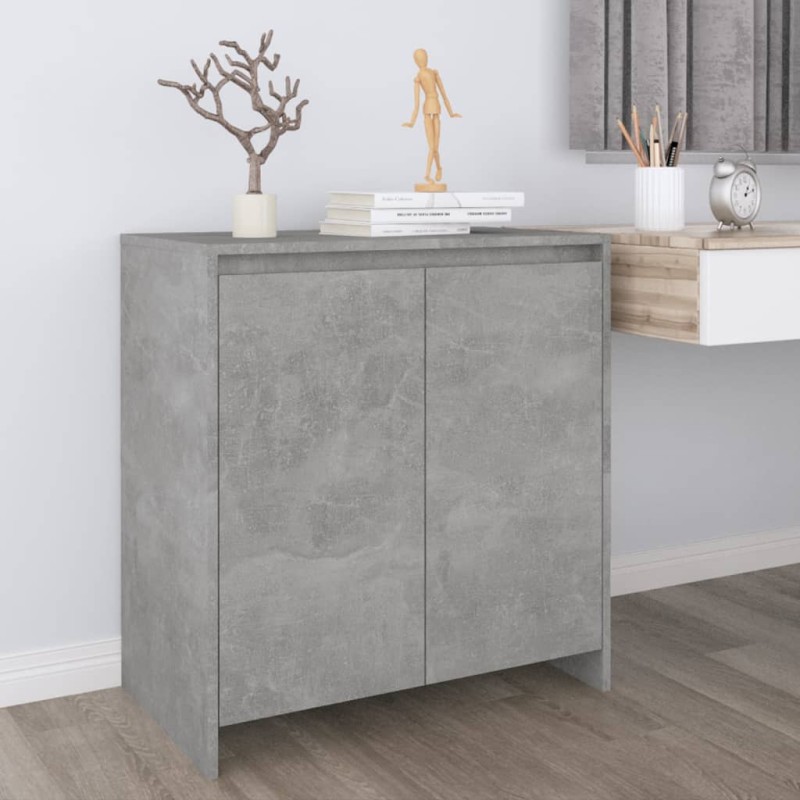 Sideboard Betongrau 70x41x75 cm Holzwerkstoff Sideboard Betongrau 70x41x75 cm Holzwerkstoff