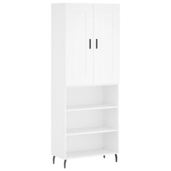 vidaXL Highboard Weiß 69,5x34x180 cm Holzwerkstoff