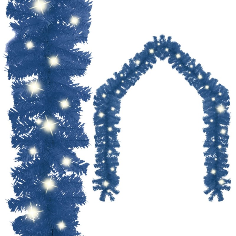 Weihnachtsgirlande mit LED 10 m Blau Weihnachtsgirlande mit LED 10 m Blau