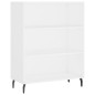 vidaXL Highboard Weiß 69,5x34x180 cm Holzwerkstoff vidaXL Highboard Weiß 69,5x34x180 cm Holzwerkstoff